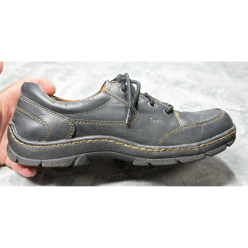 B.ø.c Born Concept Shoes Mens Size 10.5 Black Leather Lace Up‎ Casual Sneaker
